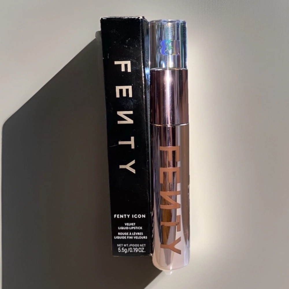 NEW FENTY Icon Velvet Liquid Lipstick In Pow’r Thirsty ~Caramel Nude~ Full Size